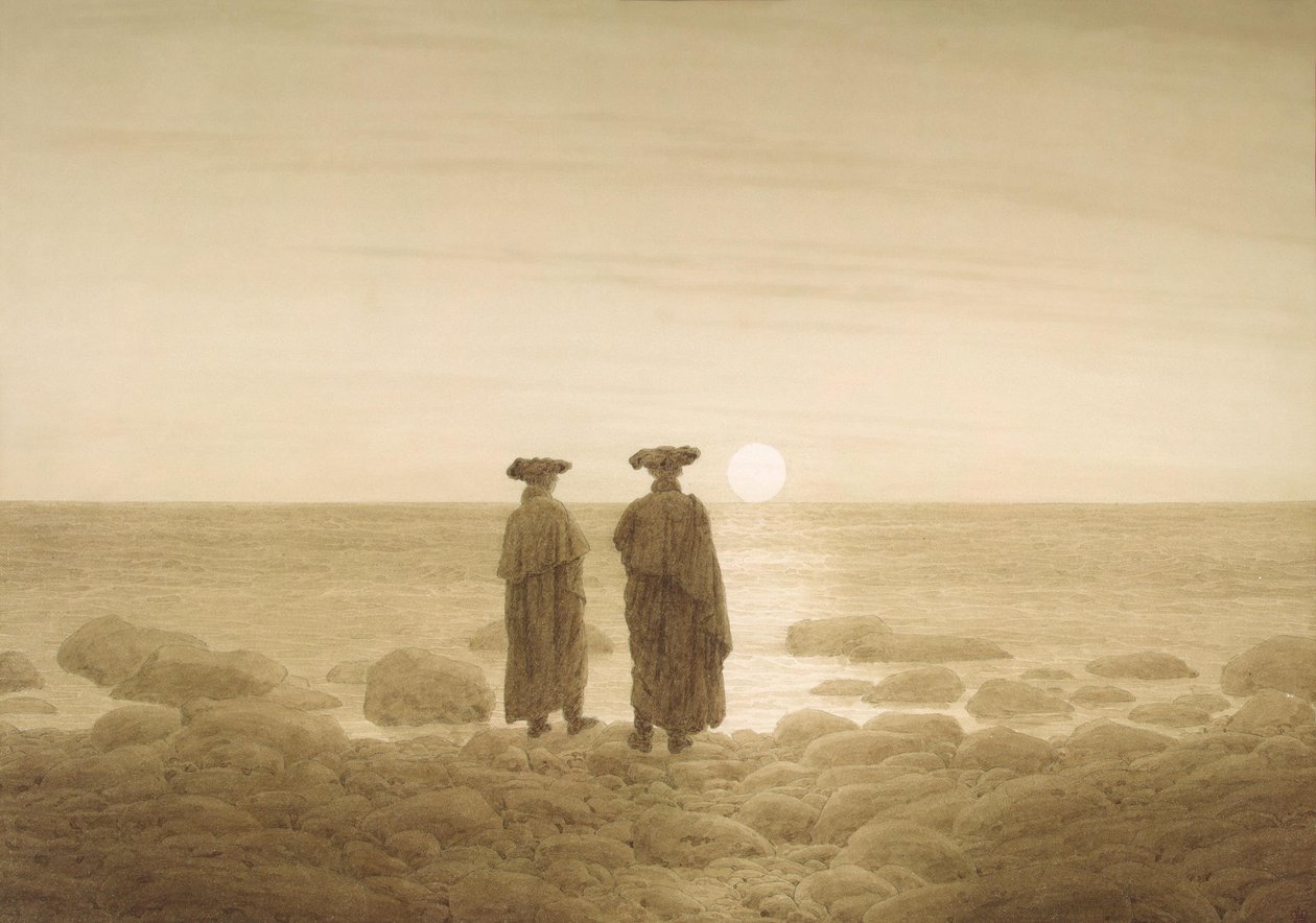 Mondaufgang tekijältä Caspar David Friedrich