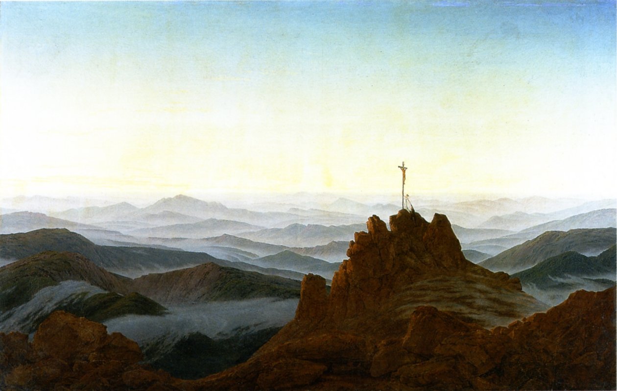 Morgen im Riesengebirge tekijältä Caspar David Friedrich