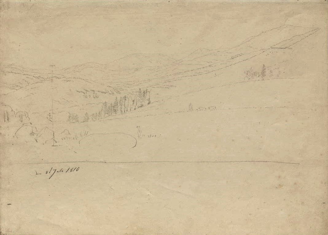 Näkymä Giant Mountainsilta tekijältä Caspar David Friedrich