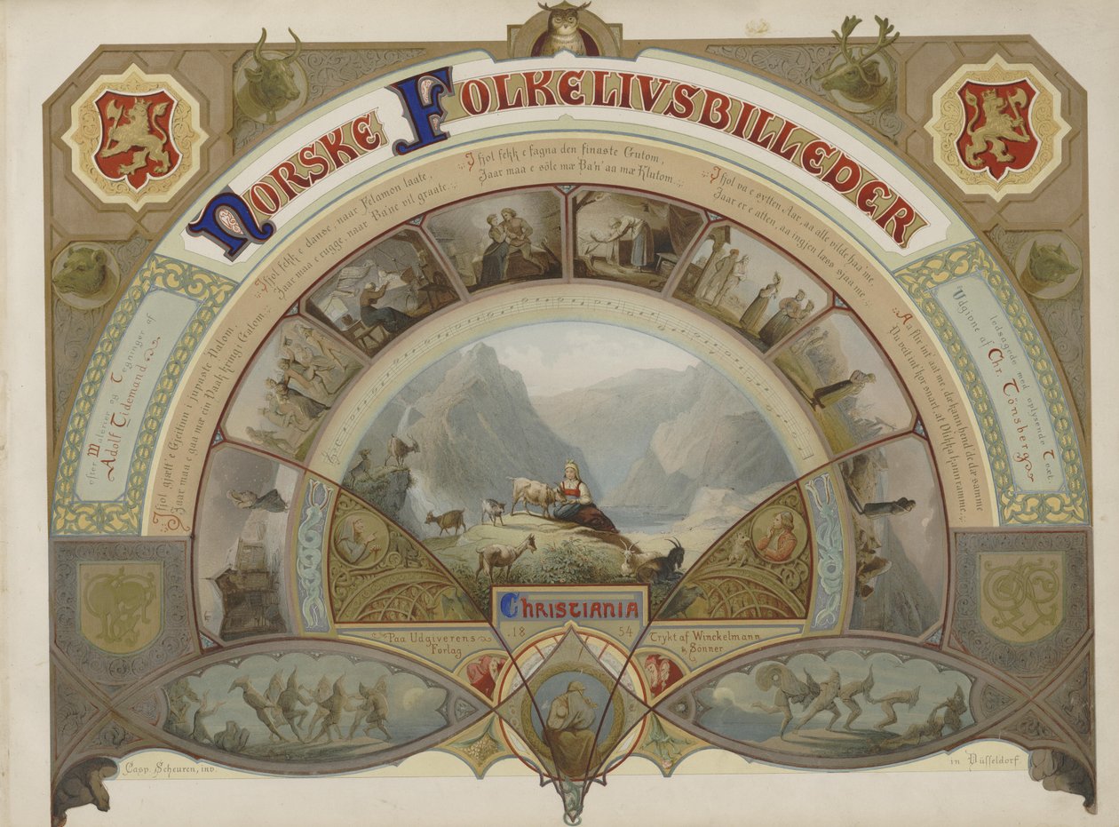 Norske Folkelivsbilleder tekijältä Caspar Scheuren