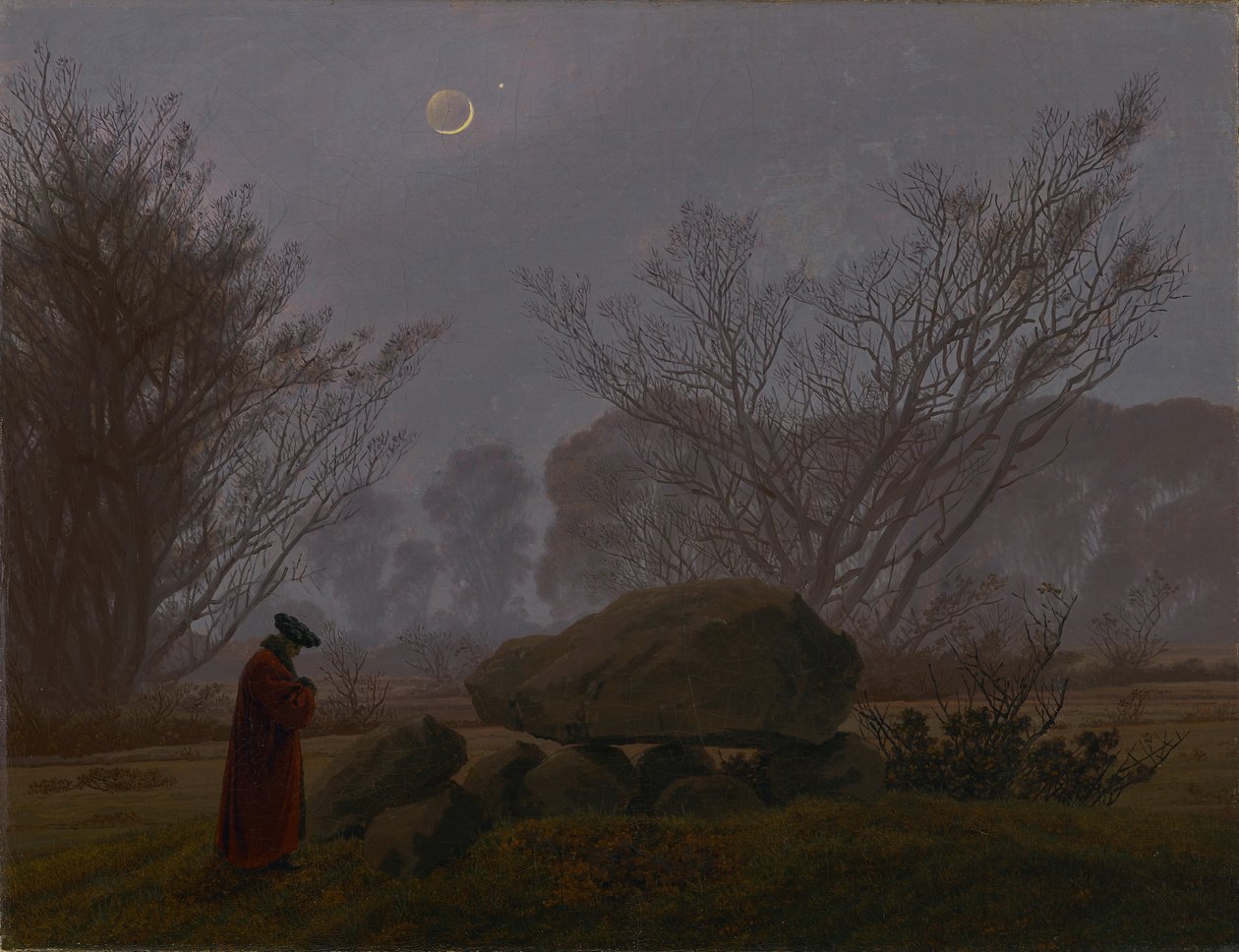 Kävely hämärässä tekijältä Caspar David Friedrich