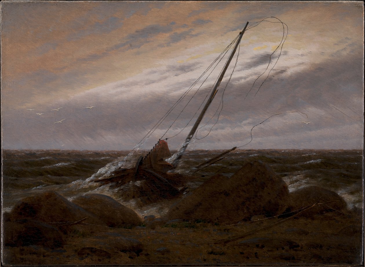 Myrskyn jälkeen, 1817. tekijältä Caspar David Friedrich