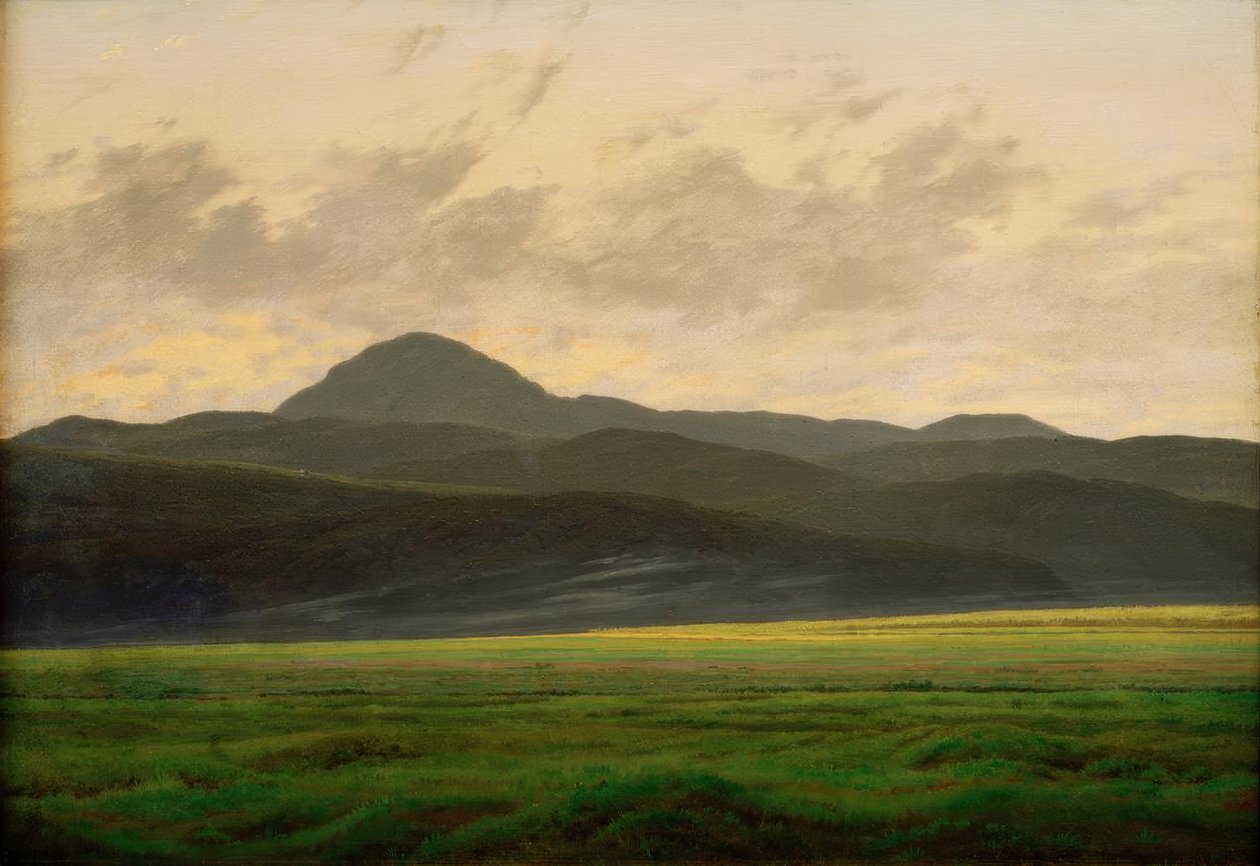 Berglandschaft Böhmenissä tekijältä Caspar David Friedrich