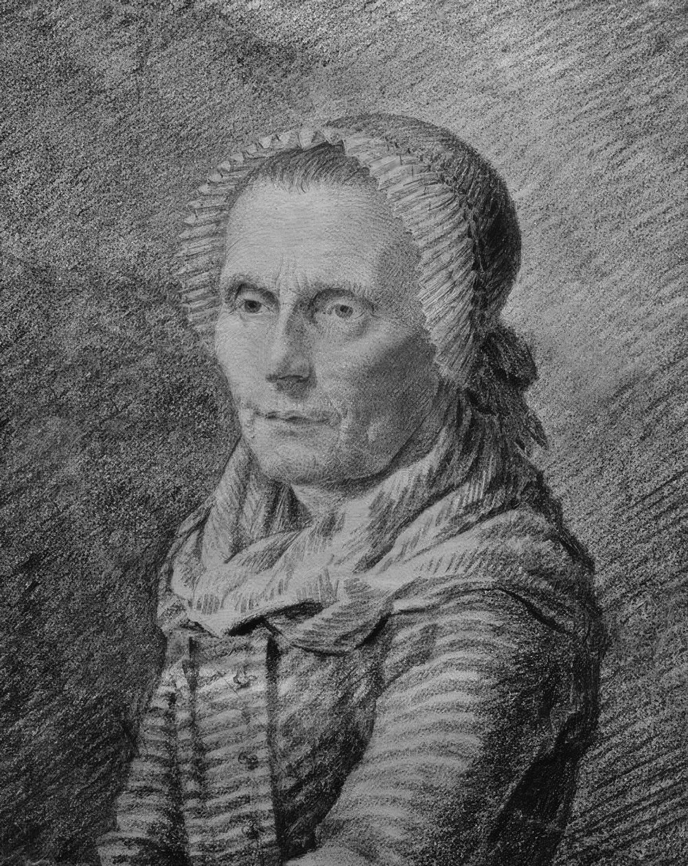 Bildnis der Mutter Heiden tekijältä Caspar David Friedrich