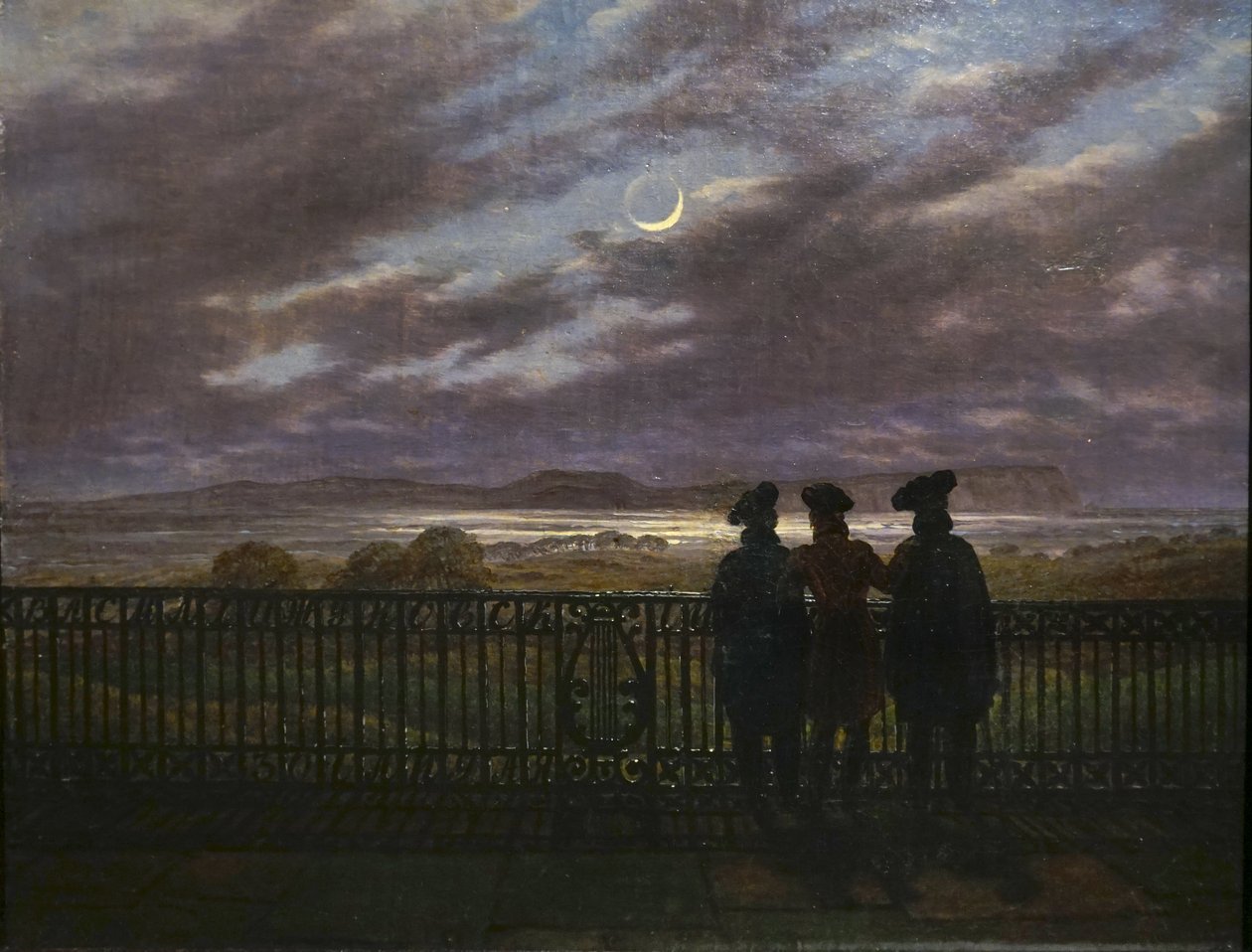 C.D.Friedrich Veljekset A. ja S. Turgenev ja V. Žukovski 1827 tekijältä Caspar David Friedrich