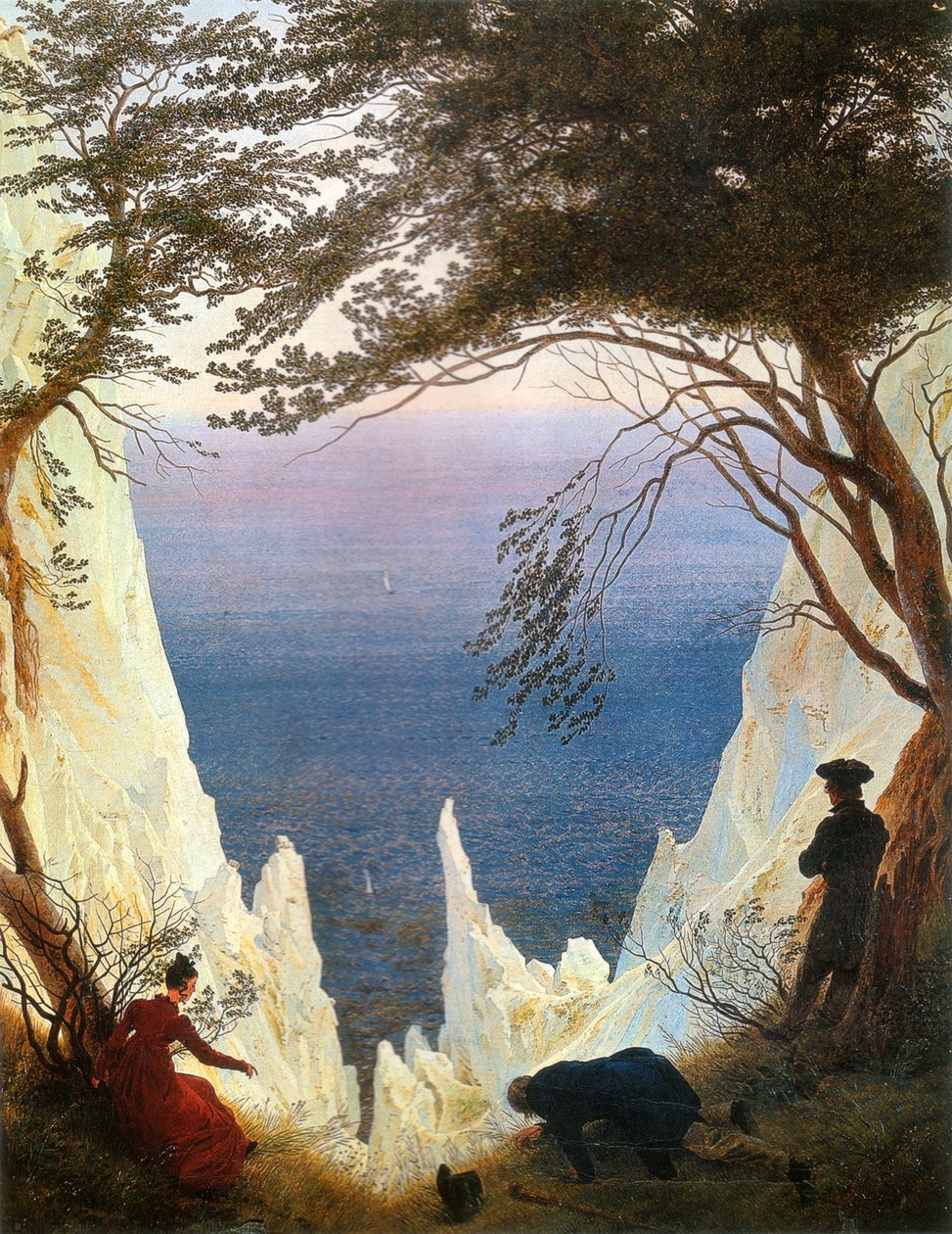Liitukalliot Rügenissä tekijältä Caspar David Friedrich