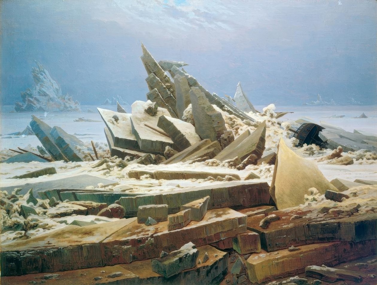 Das Eismeer tekijältä Caspar David Friedrich