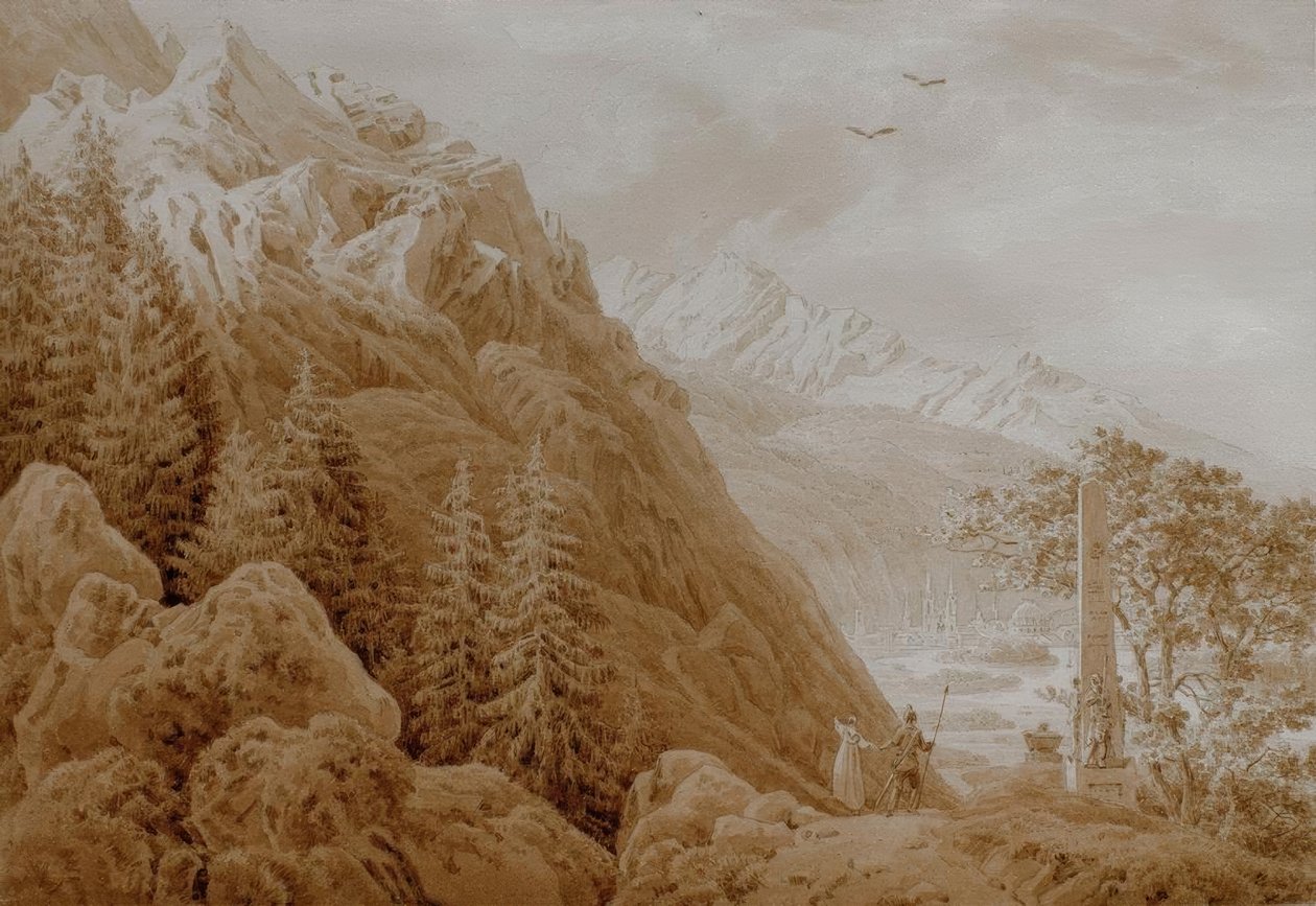 Der Herbst tekijältä Caspar David Friedrich