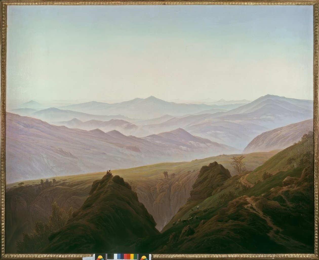 Der Morgen im Gebirge tekijältä Caspar David Friedrich