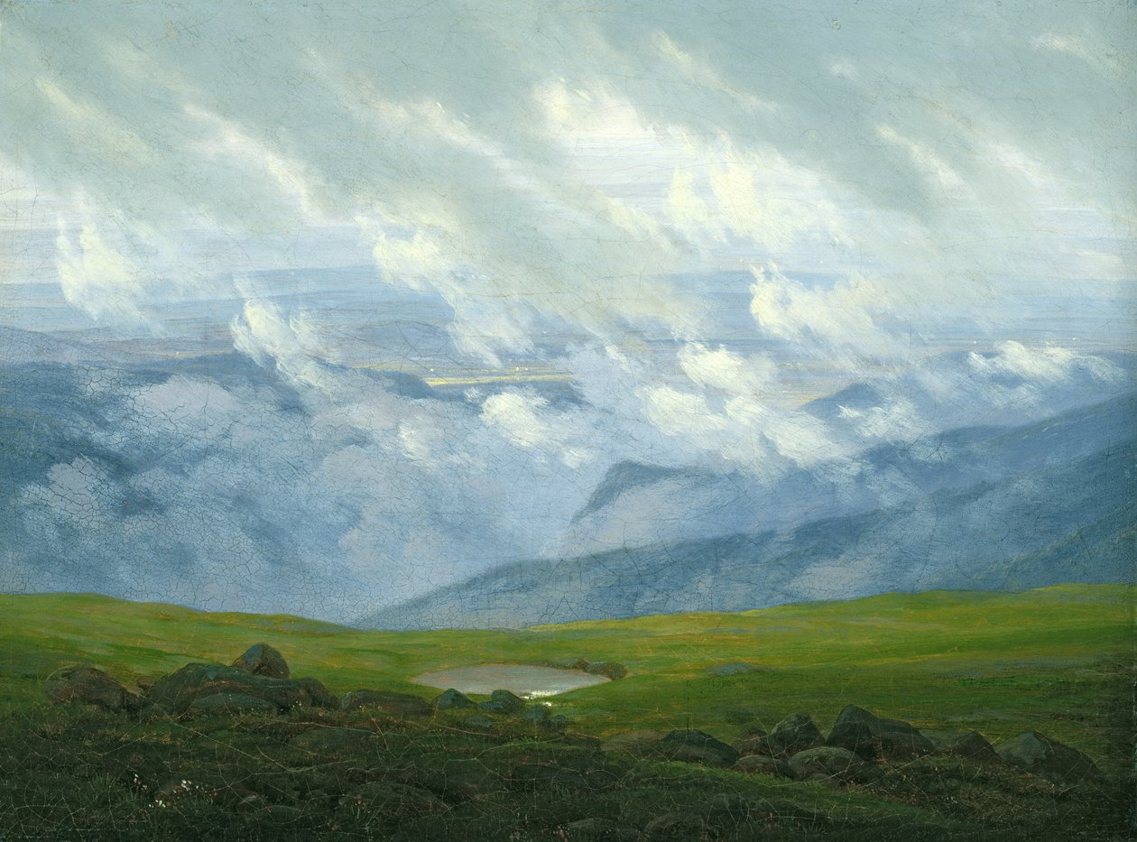 Ajelehtivia pilviä tekijältä Caspar David Friedrich