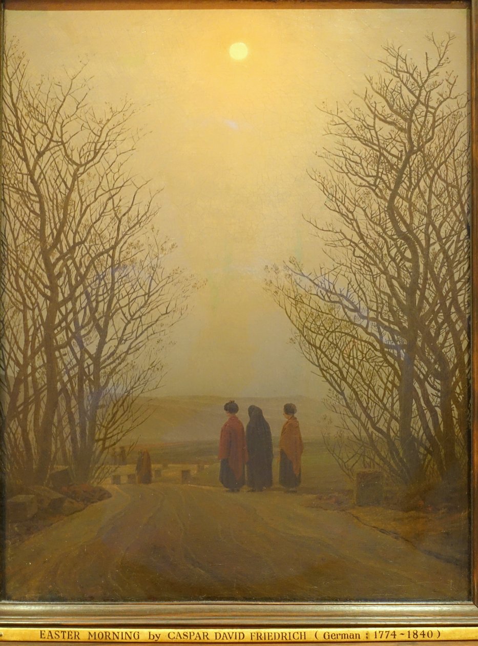 Pääsiäisaamu, Caspar David Friedrich, 1833 jKr, öljy kankaalle - Museo Nacional Centro de Arte Reina Sofía - DSC08706 tekijältä Caspar David Friedrich