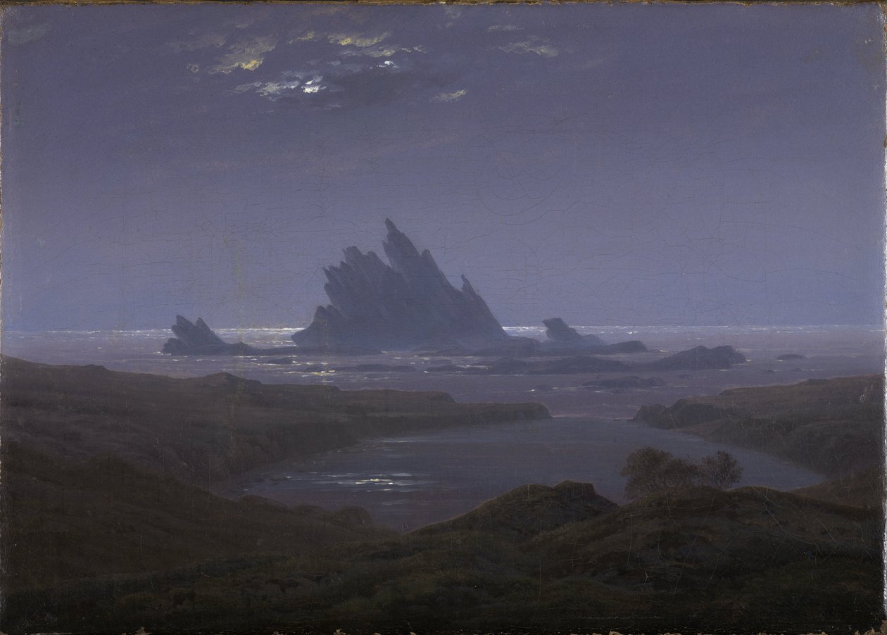 Felsenriff am Meeresstrand tekijältä Caspar David Friedrich