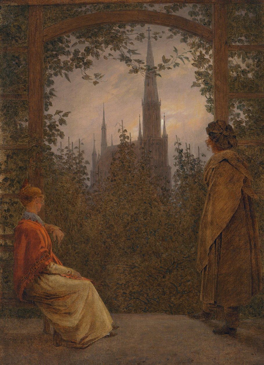 Puutarhakatos tekijältä Caspar David Friedrich