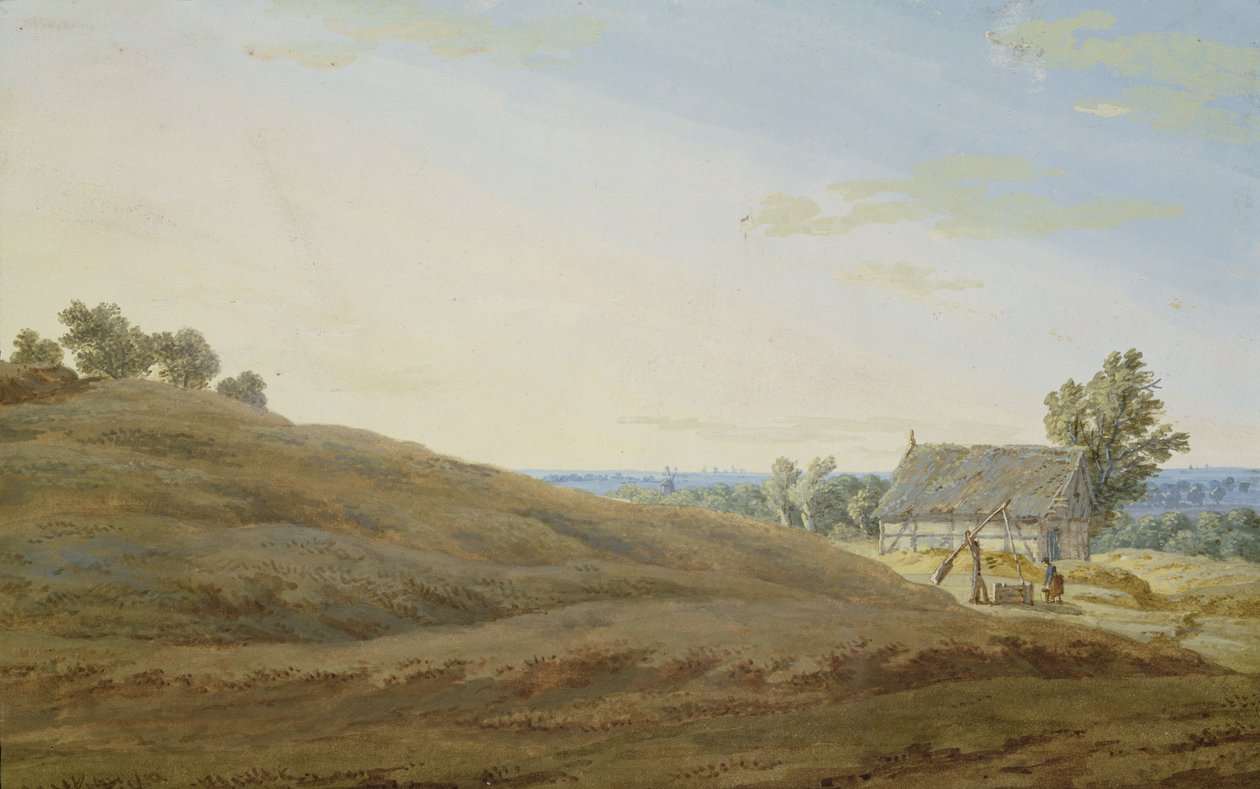 Kota, jossa on kaivo Rugenissa tekijältä Caspar David Friedrich