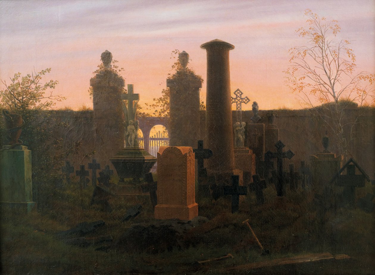 Kügelgenin hauta, 1821-1822 tekijältä Caspar David Friedrich