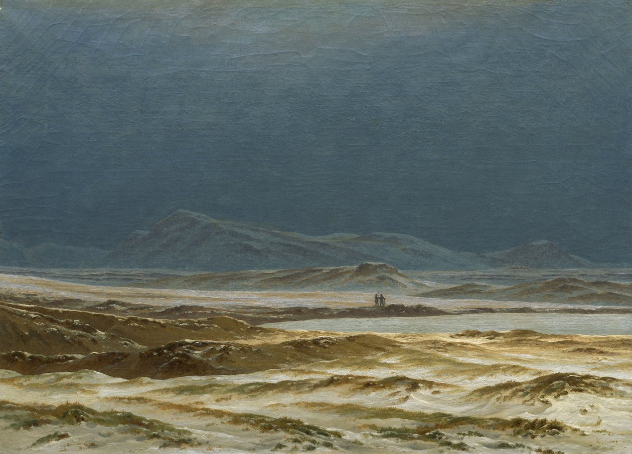 Pohjoinen maisema, kevät, noin 1825 tekijältä Caspar David Friedrich