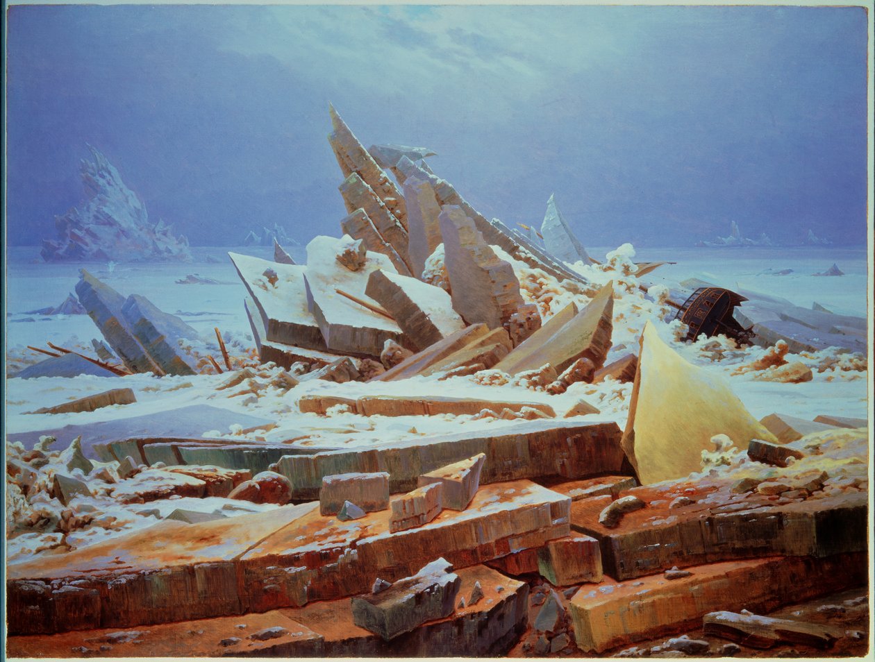 polaarinen olla tekijältä Caspar David Friedrich