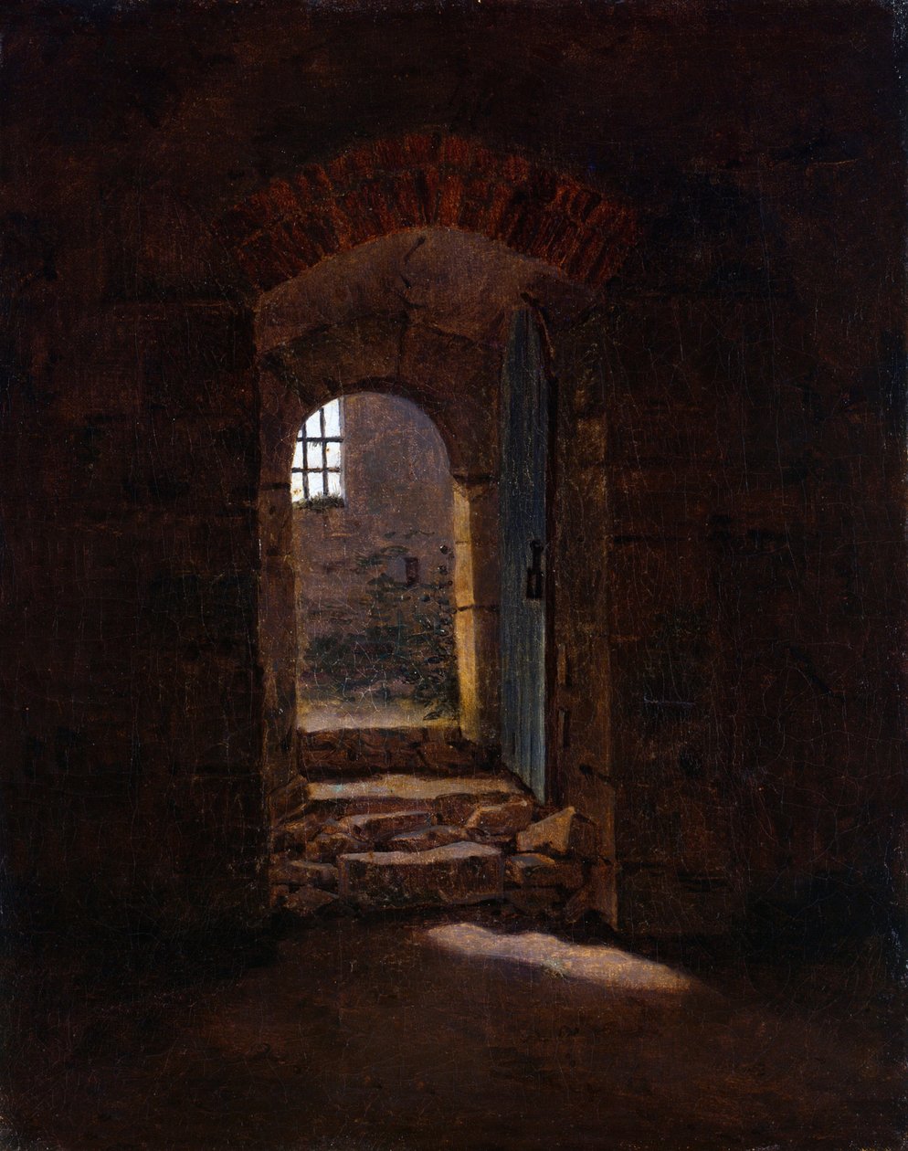 ""Meissenin kuninkaallisen koulun sisäänkäynti"" tekijältä Caspar David Friedrich