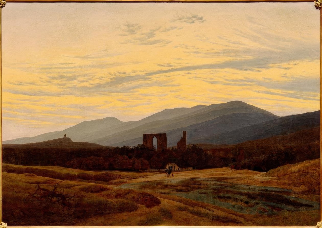Rauniot jättiläisvuorilla tekijältä Caspar David Friedrich