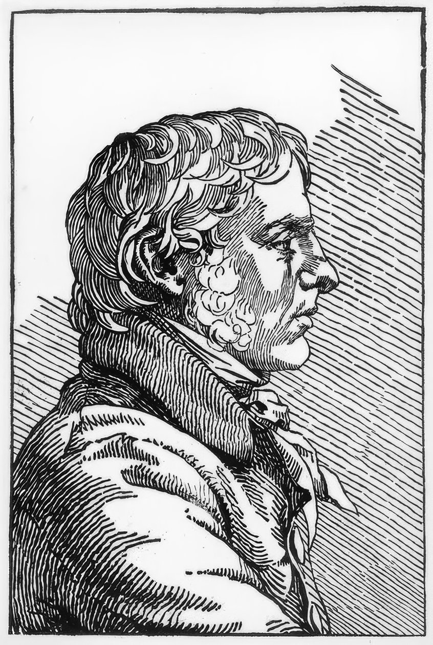 Selbstbildnis tekijältä Caspar David Friedrich