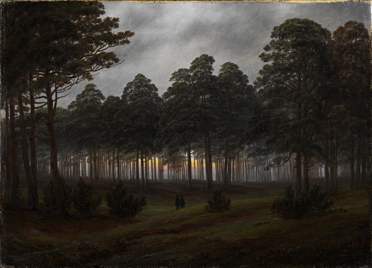 Kellonajat: Ilta, 1821-1822 tekijältä Caspar David Friedrich