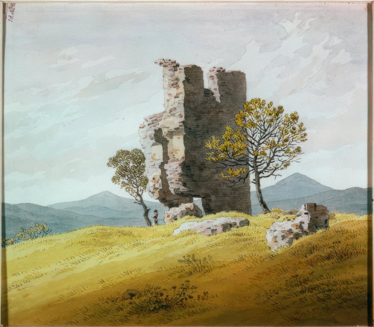 Turmruine tekijältä Caspar David Friedrich