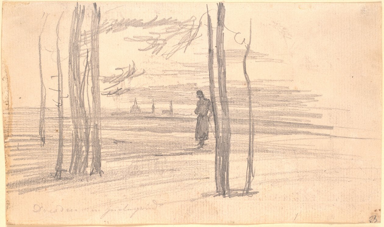 Näkymä Dresdenistä tekijältä Caspar David Friedrich