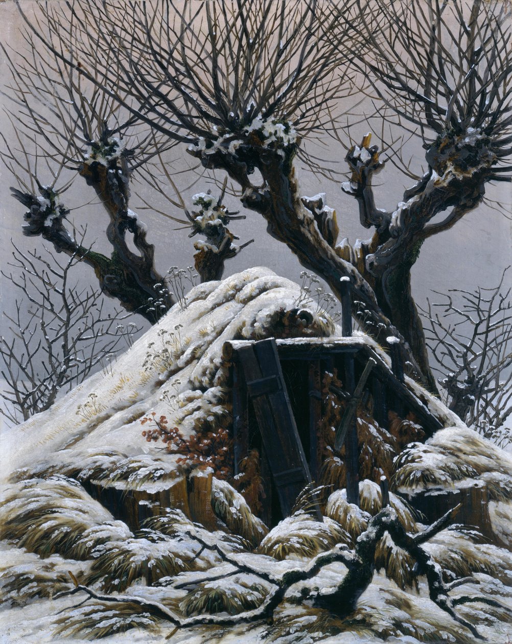 Luminen mökki tekijältä Caspar David Friedrich