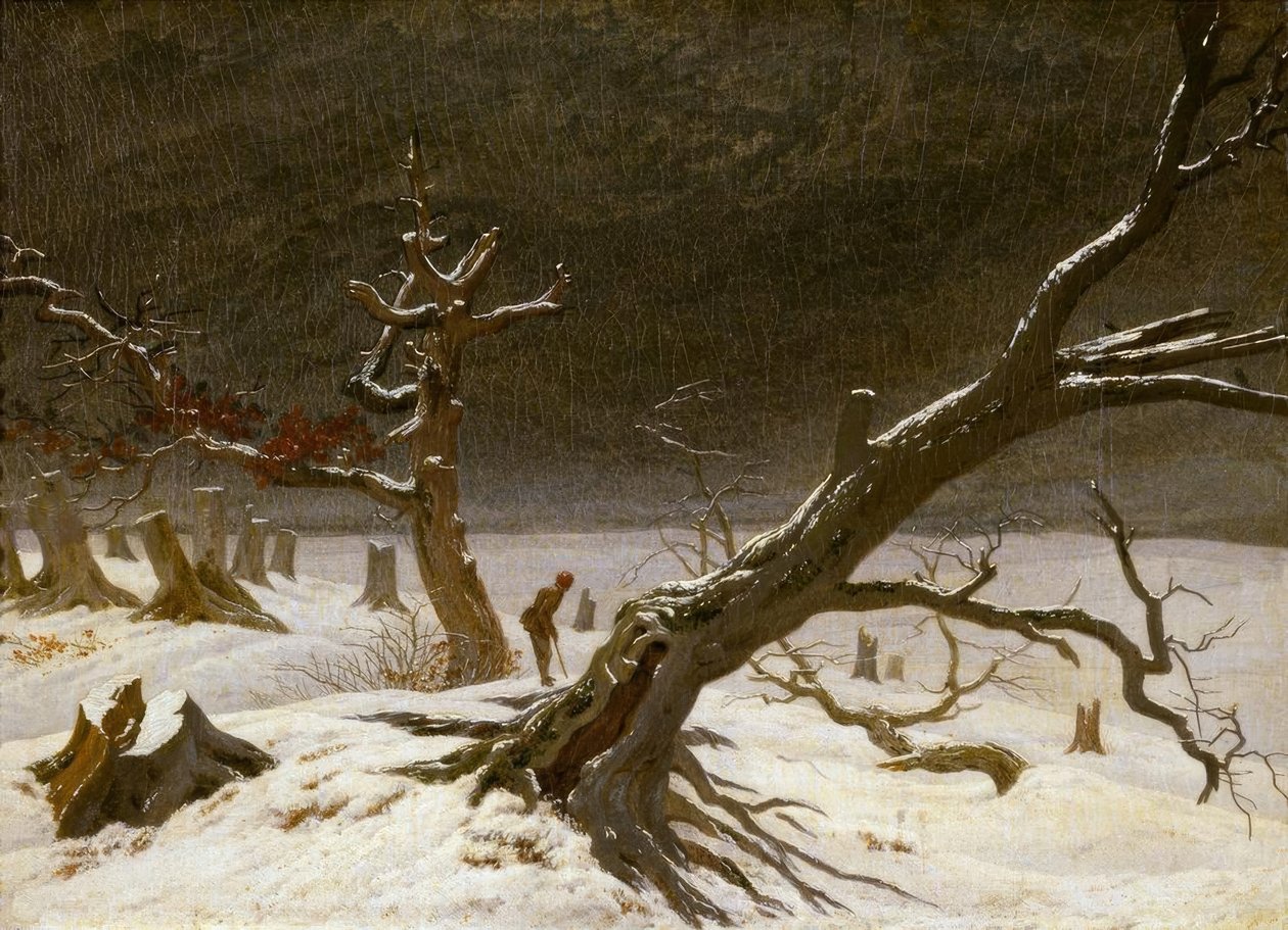 Winterlandschaft tekijältä Caspar David Friedrich
