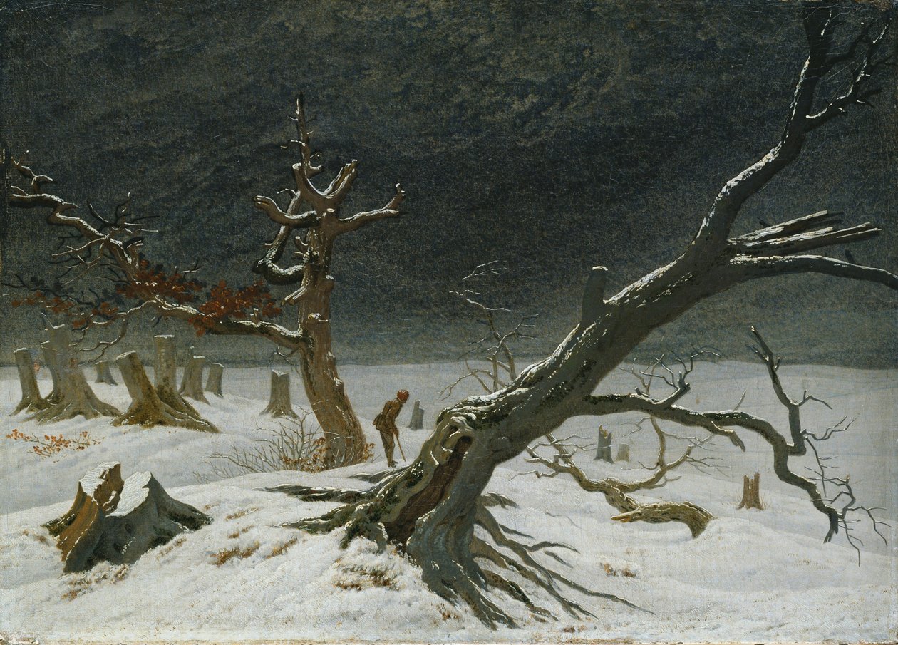 Winterlandschaft tekijältä Caspar David Friedrich