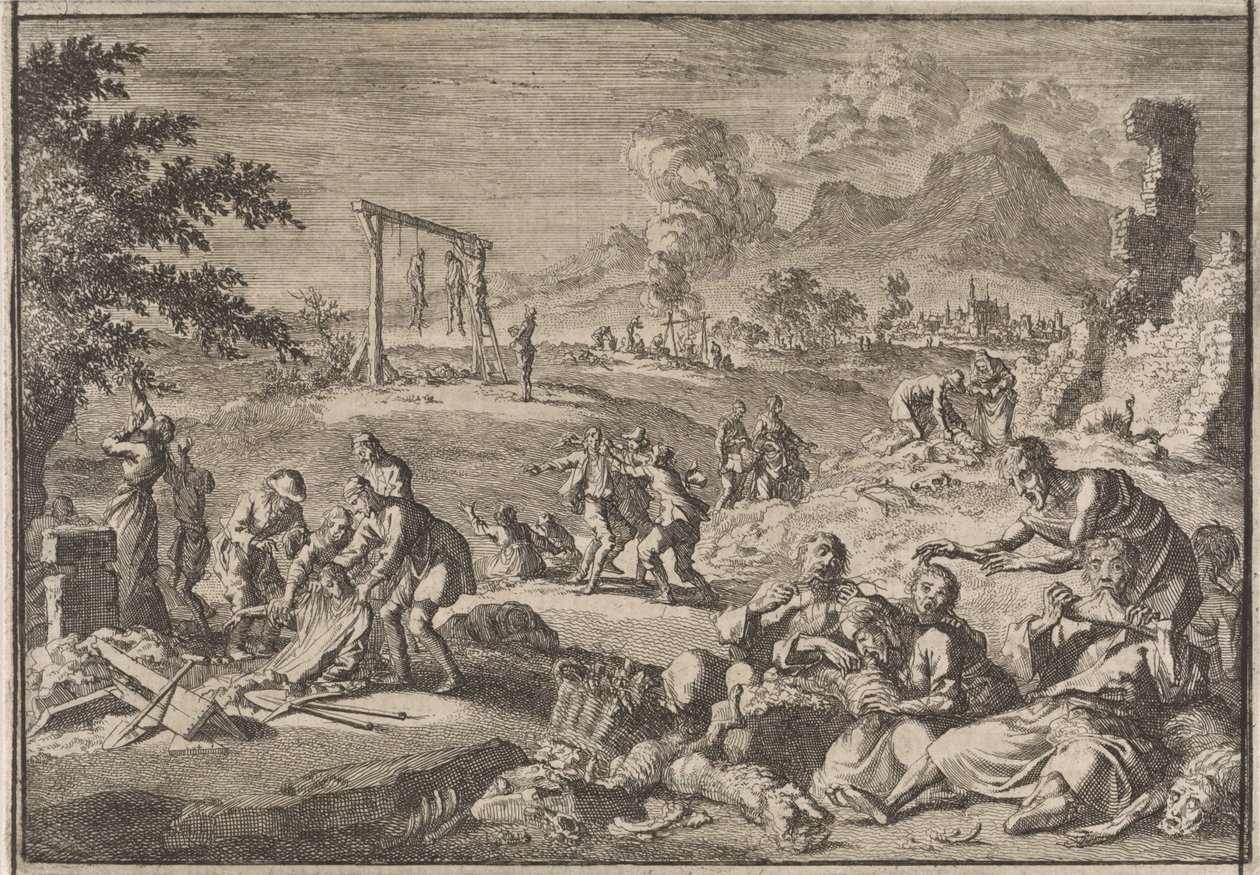 Nälänhätä Saksassa, 1637, 1701. tekijältä Caspar Luyken