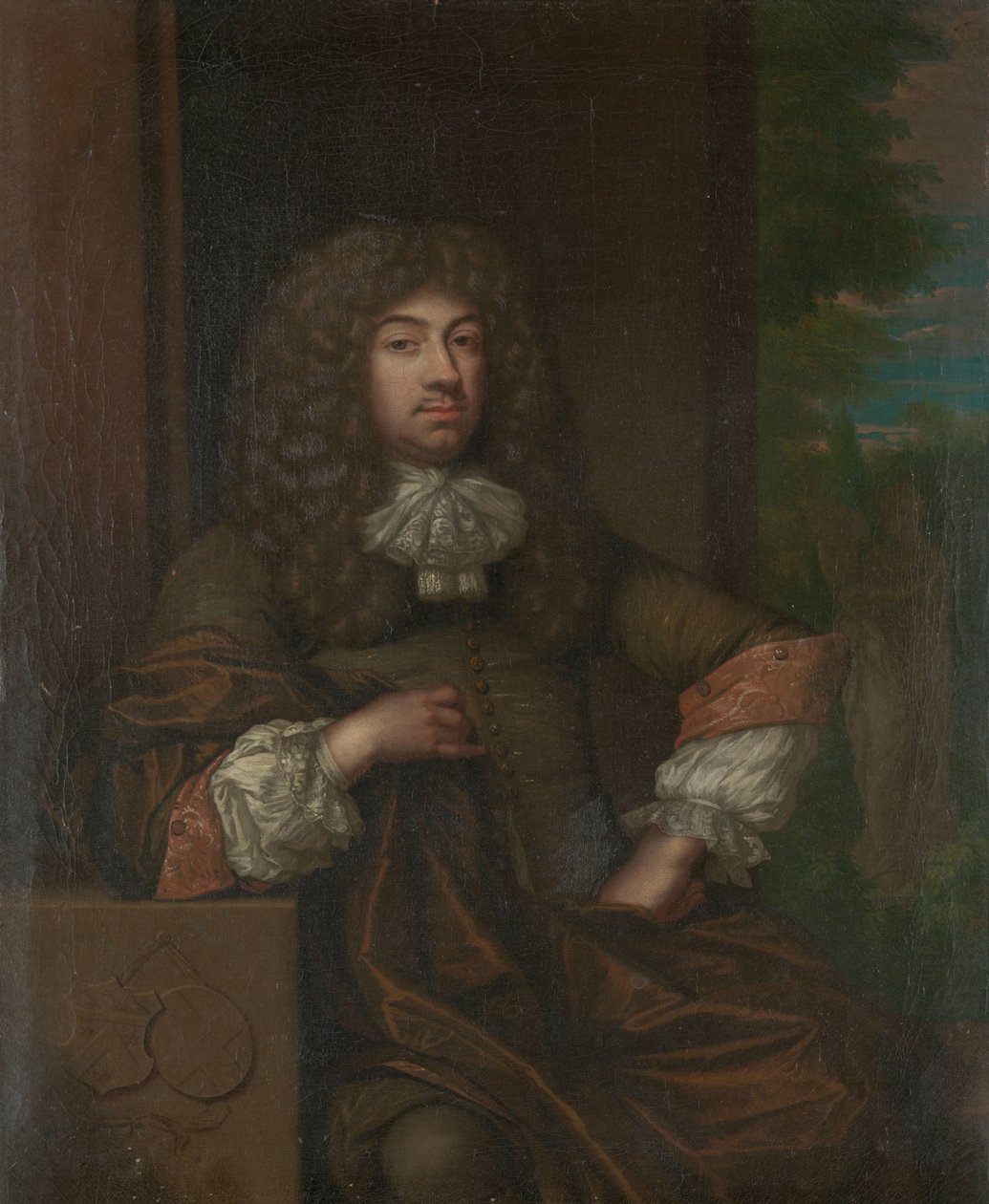Muotokuva Jan Boudaen Courtenista (1635-1716), St. Laurensin, Schellachin ja Popkensburgin herra, tuomari ja Middelburgin vanhus tekijältä Caspar Netscher (copy after)