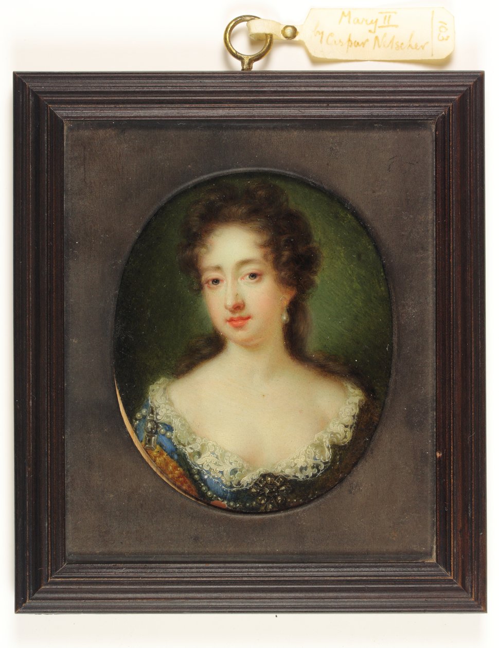 Mary II (akvarelli vellum) tekijältä Caspar Netscher