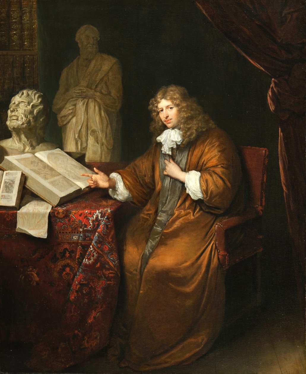 ""Abraham van Lennepin muotokuva (1627-1678)"" (Keräilijä Abraham van Lennepin muotokuva) Peinture de Caspar Netscher (1639-1684) tekijältä Caspar Netscher