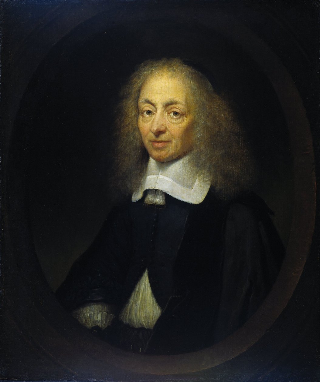 Constantijn Huygensin muotokuva (1596-1687) tekijältä Caspar Netscher