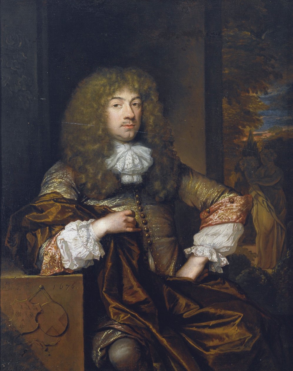 Jan Boudaen Courtenin muotokuva (1635-1716) tekijältä Caspar Netscher
