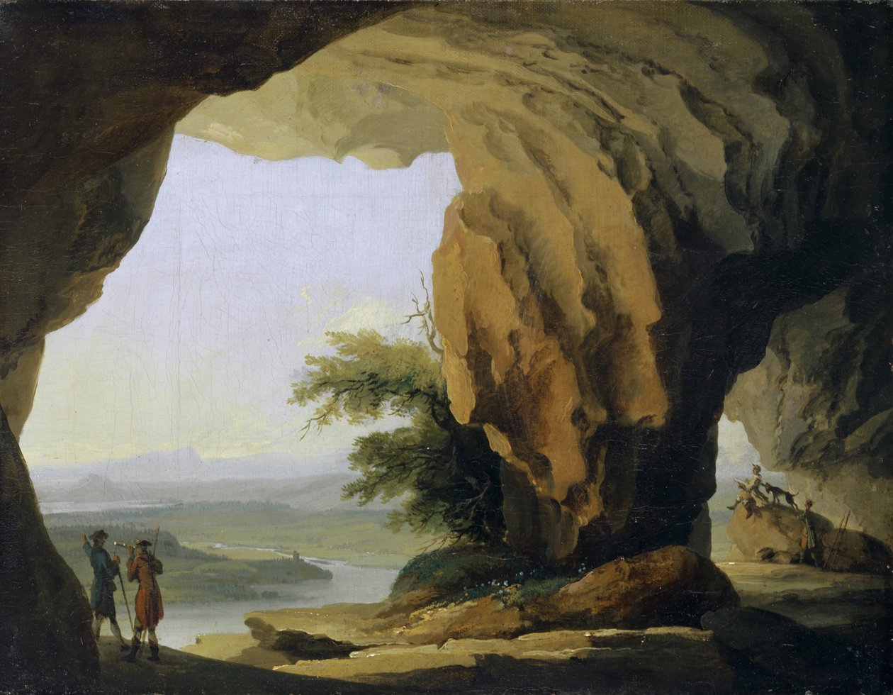 Maisema Beatus-luolasta, n. 1774-1777 tekijältä Caspar Wolf