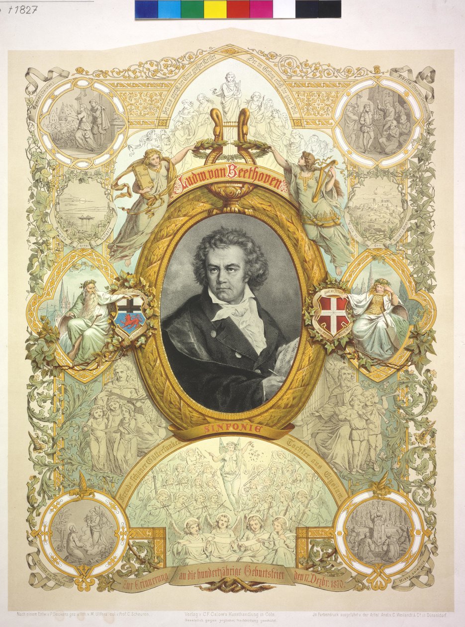 Ludwig van Beethoven tekijältä Casper Johann Nepomuk Scheuren