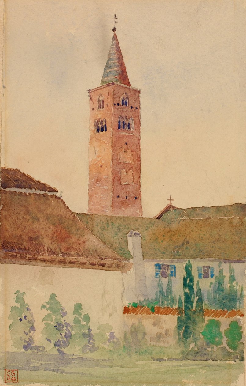Kirkon torni, Italia, 1898. tekijältä Cass Gilbert