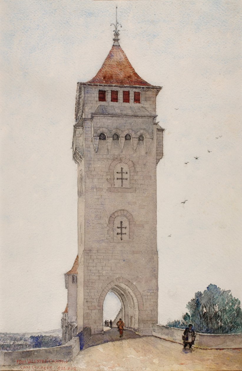 Pont Valentre, Cahors tekijältä Cass Gilbert