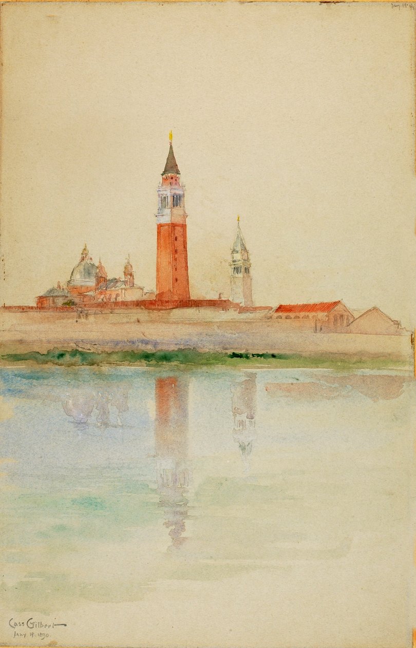 San Giorgio Maggiore, Venetsia tekijältä Cass Gilbert