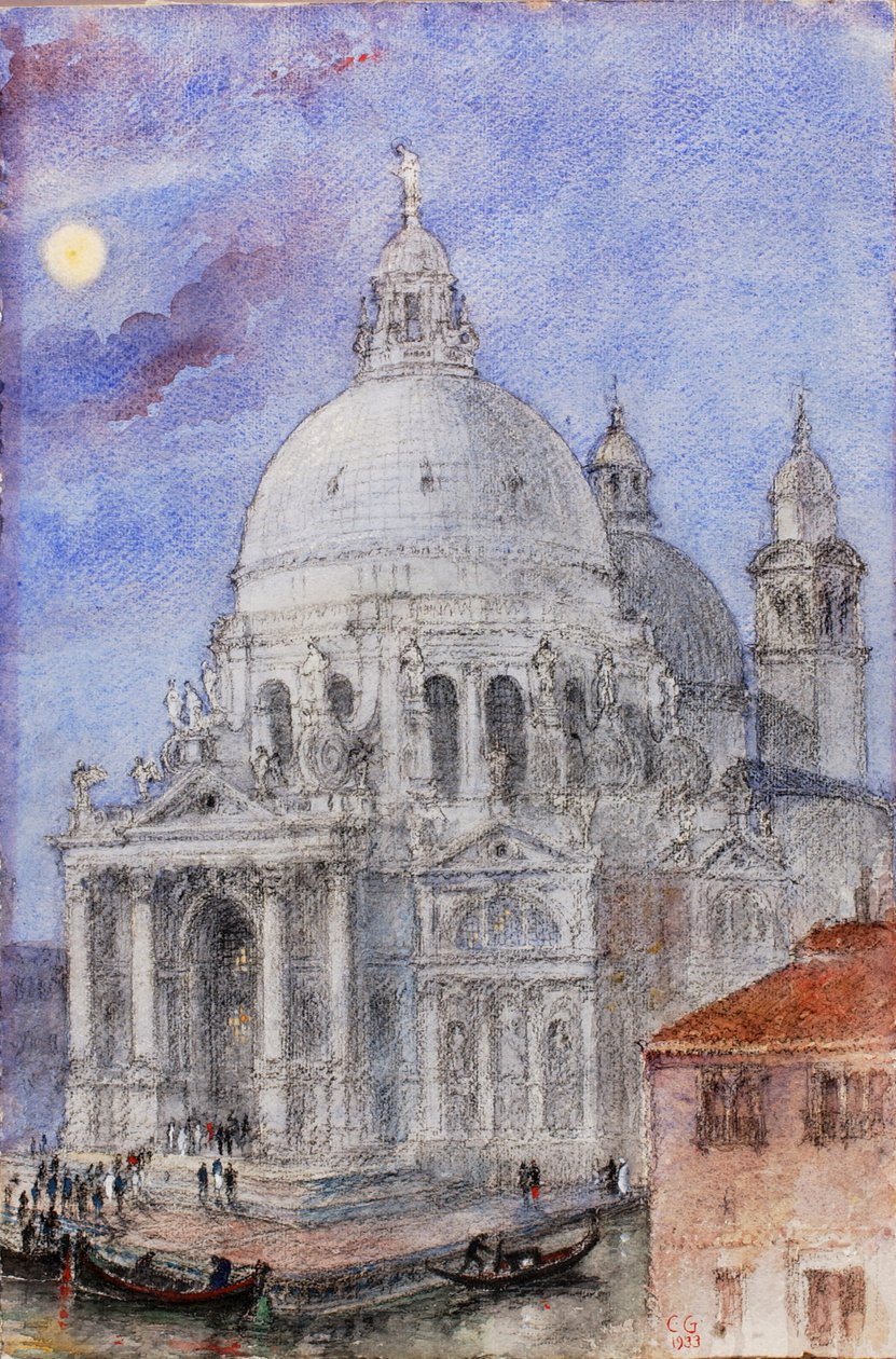 Santa Maria Della Salute, Venetsia, 1933. tekijältä Cass Gilbert
