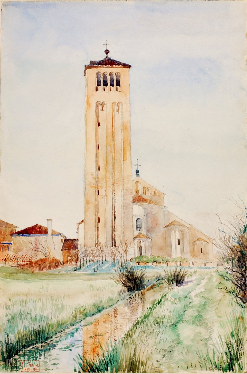 Tower, Torcellon katedraali, 1898-1916. tekijältä Cass Gilbert