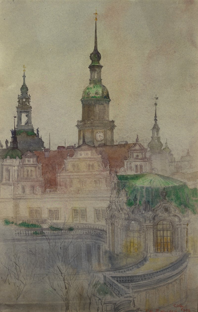 Zwingerin tornit, Dresden tekijältä Cass Gilbert