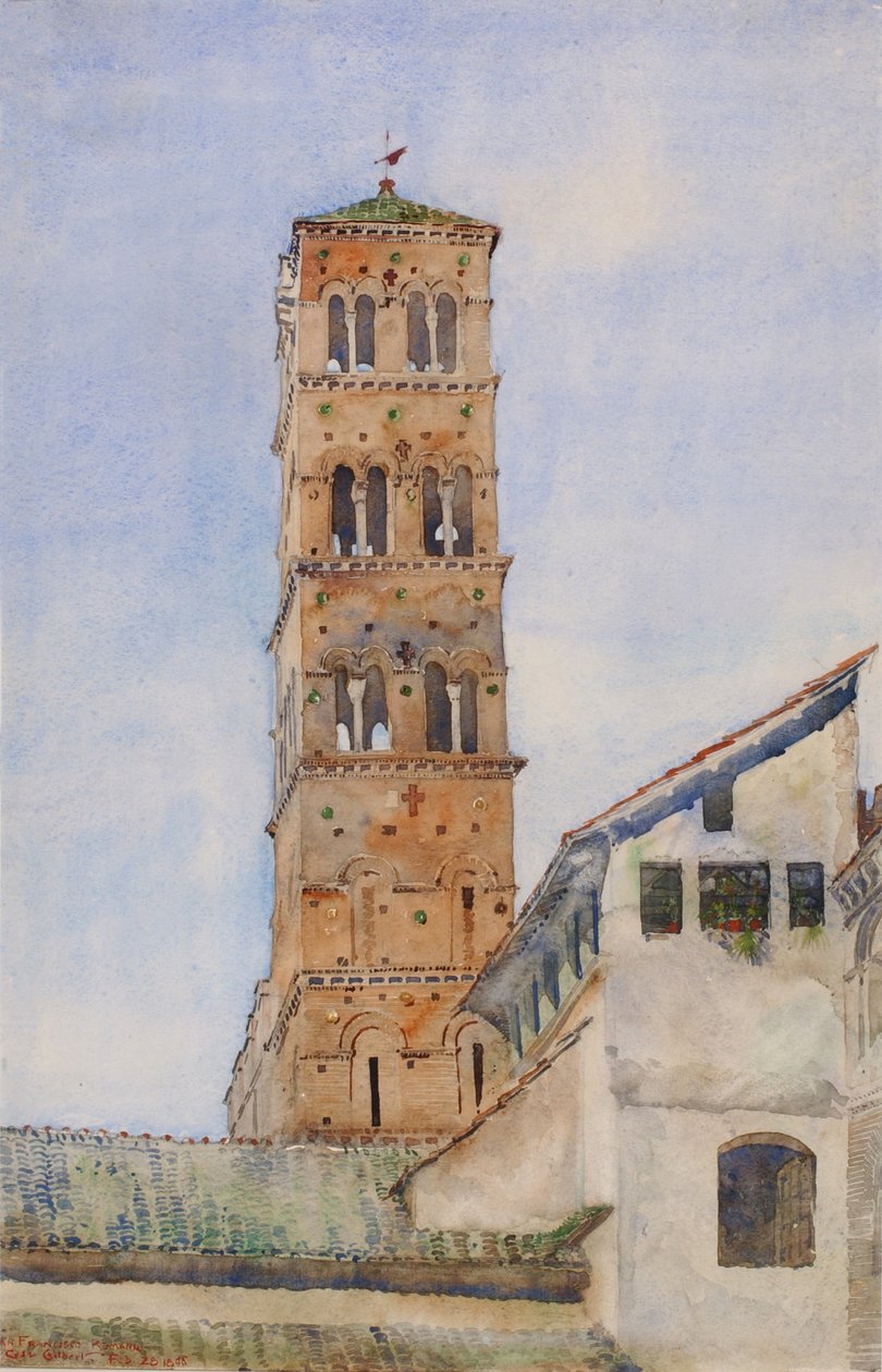 Tower, San Francisco Romano, Rooma, 1898. tekijältä Cass Gilbert
