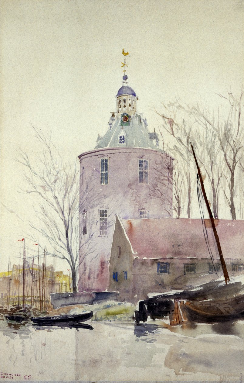 Torni Enkhuisenissa, Hollannissa, 1897. tekijältä Cass Gilbert