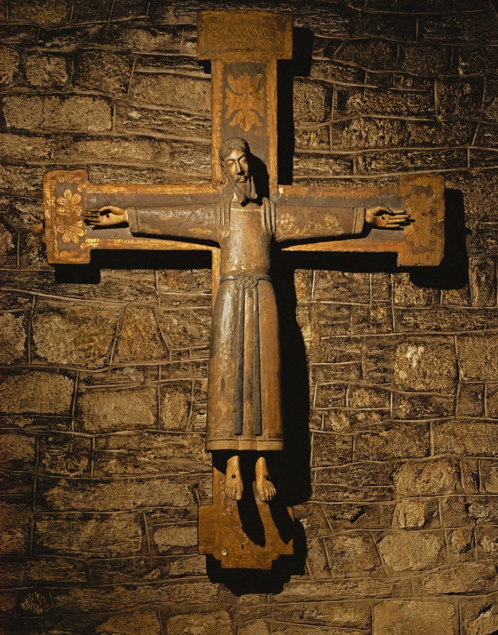 Kristus ristillä, täysin puettuna tekijältä Catalonian School