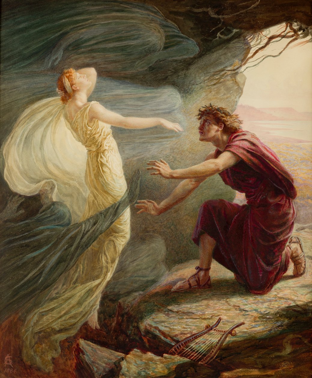 Orpheus ja Eurydike tekijältä Catharine Adelaide Sparkes