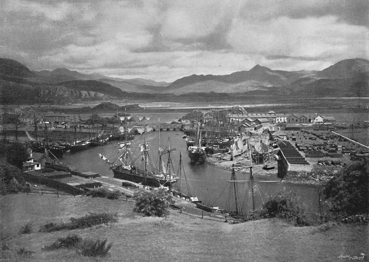 Portmadoc, c1896 tekijältä Catherall and Pritchard