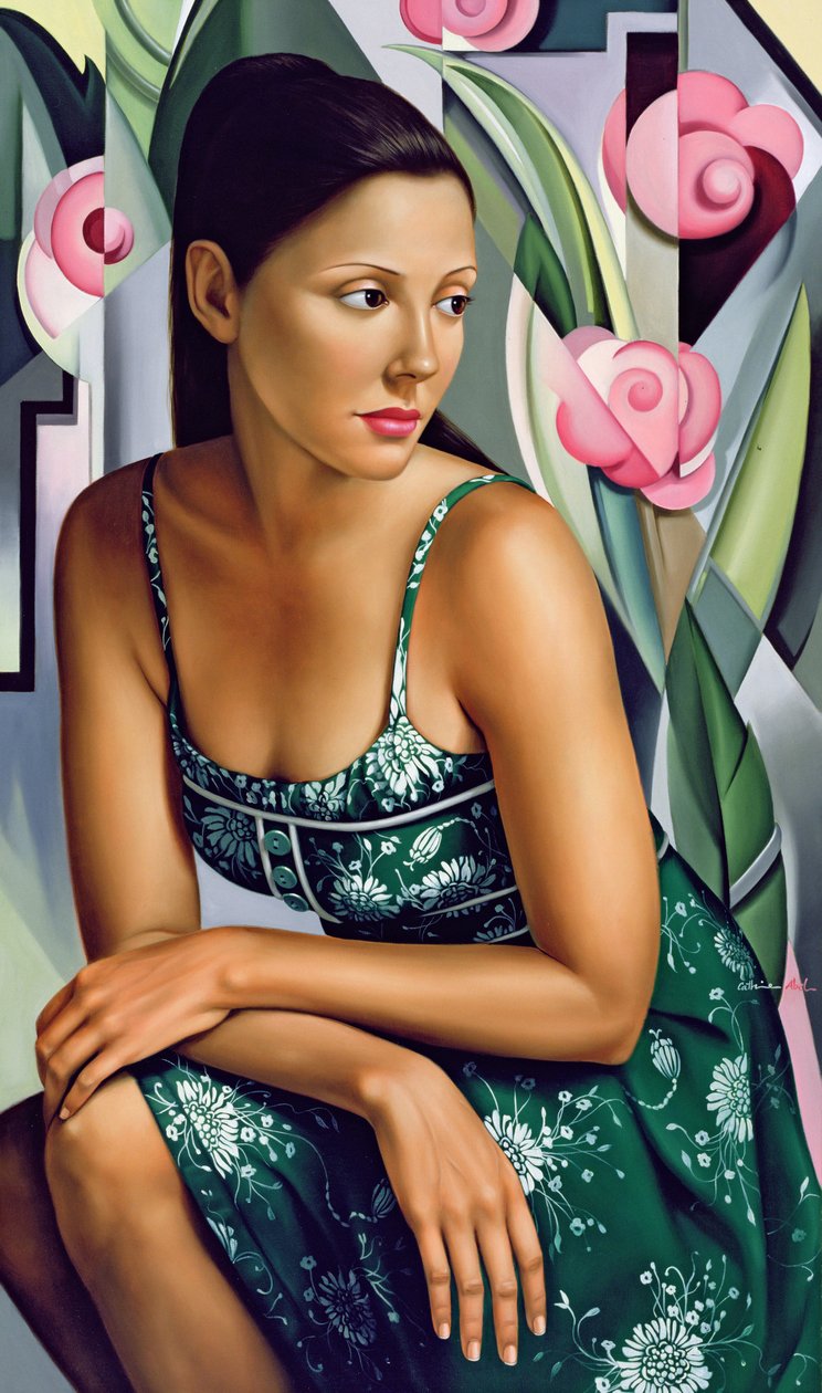 Belle de Jour (öljy pellavalle) tekijältä Catherine Abel